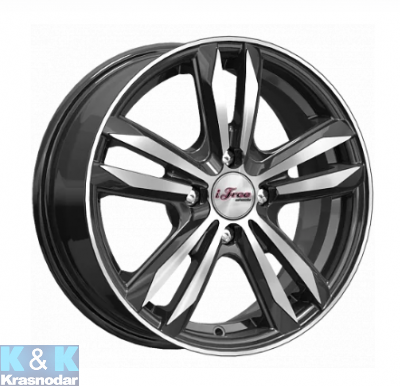 Колесный диск iFree Маскот (КС870) 6x15/4x100 ET45 D67.1 Блэк Джек