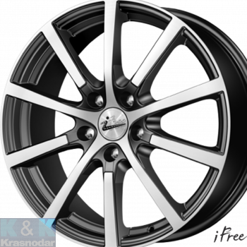 Колесный диск iFree Big Byz (КС680) 7x17/5x110 ET39 D65.1 Блэк Джек