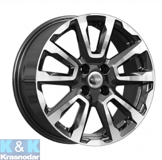Колесный диск K&K КС1026 (ZV 16_Rio) 6.5x16/4x100 ET46 D54.1 алмаз черный