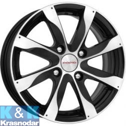 Колесный диск K&K Джемини (КС617) 6x15/4x100 ET45 D67.1 алмаз черный