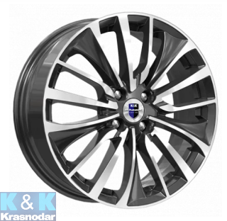 Колесный диск K&K Flanker (КС905) 6.5x17/4x100 ET43 D60.1 алмаз черный