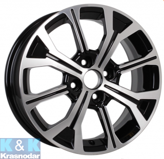 Колесный диск K&K КС945 (15_Rio FB_FL) 6x15/4x100 ET46 D54.1 алмаз черный