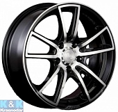 Колесный диск Racing Wheels H-411 6.5x15/5x105 ET35 D56.6 BK F/P